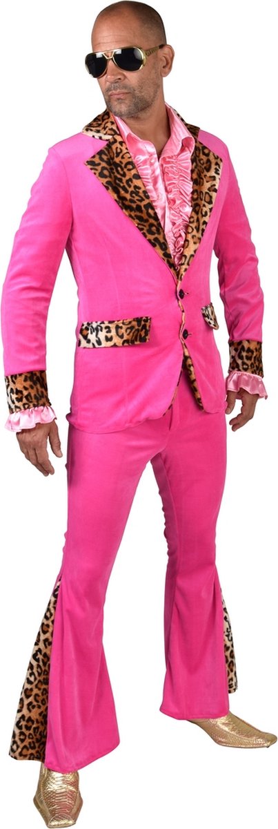 Pimp Kostuum Pink Nick Premium - Maat XL